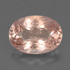 Morganite naturale rosa da 4,49 ct, taglio ovale, VS
