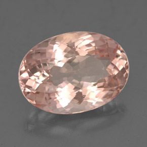 Morganite naturale rosa da 4,49 ct, taglio ovale, VS