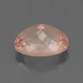 Morganite naturale rosa da 3,37 ct, taglio ovale, VVS