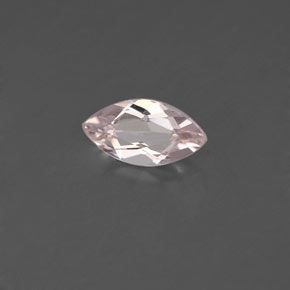 Morganite Rosa chiaro naturale da 0.43 ct, Taglio marquise, VVS-VS