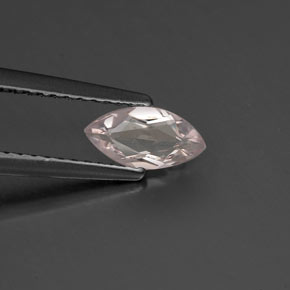 Morganite naturale rosa da 0,35 ct, marchesa, VS