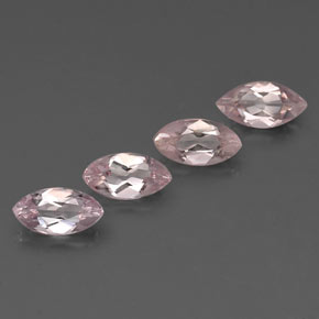 Morganite naturale rosa da  ct, marchesa, VS