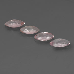 Morganite naturale rosa da  ct, marchesa, VS