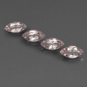 Morganite naturale rosa da 2,03 ct, marchesa, VS