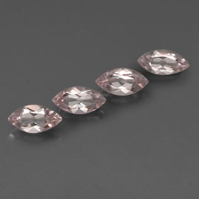 Morganite naturale rosa da 2,03 ct, marchesa, VS