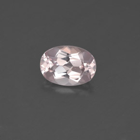 Morganite naturale rosa da 0,73 ct, taglio ovale, VVS-VS