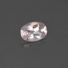 Morganite naturale rosa da 0,73 ct, taglio ovale, VVS-VS