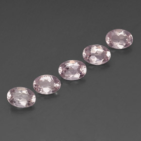 Gemme di Morganite Rosa chiaro naturale da  ct, Taglio ovale, VVS-VS