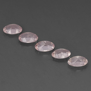 Gemme di Morganite Rosa chiaro naturale da  ct, Taglio ovale, VVS-VS