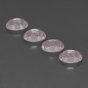 Gemme di Morganite Rosa chiaro naturale da  ct, Taglio ovale, VVS-VS