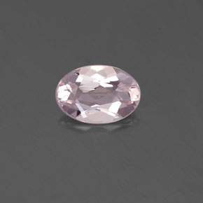 Morganite Rosa chiaro naturale da 0.49 ct, Taglio ovale, VVS-VS