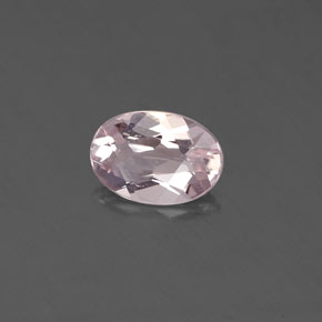 Morganite Rosa chiaro naturale da 0.49 ct, Taglio ovale, VVS-VS