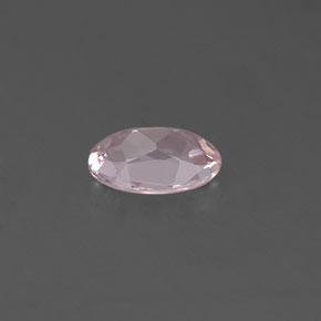 Morganite Rosa chiaro naturale da 0.49 ct, Taglio ovale, VVS-VS