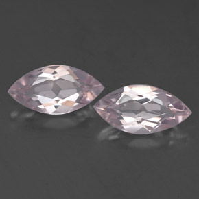 Morganite naturale rosa da  ct, marchesa, VVS