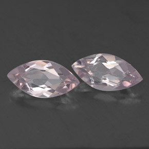 Morganite naturale rosa da  ct, marchesa, VVS