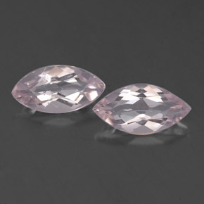 Morganite naturale rosa da  ct, marchesa, VS