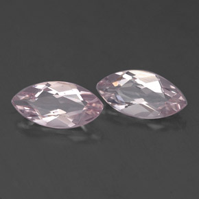Morganite naturale rosa da  ct, marchesa, VS