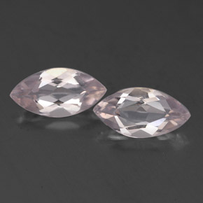 Morganite naturale rosa da  ct, marchesa, VS
