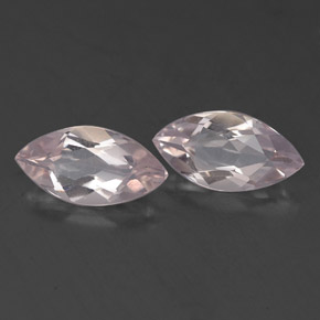 Morganite naturale rosa da  ct, marchesa, VS