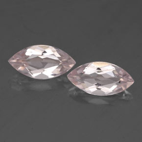 Morganite naturale rosa da  ct, marchesa, VVS-VS
