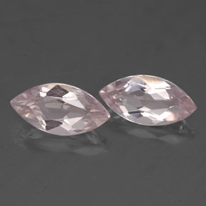 Morganite naturale rosa da  ct, marchesa, VVS-VS