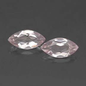 Morganite naturale rosa da  ct, marchesa, VVS-VS