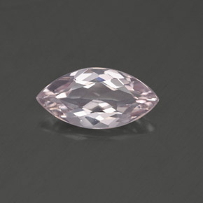 Morganite Rosa chiaro naturale da 0.85 ct, Taglio marquise, VVS-VS