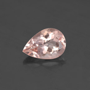 Morganite naturale rosa da 1,80 ct, taglio a pera, VS-SI