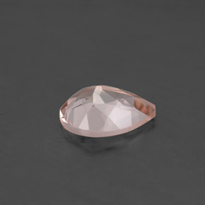 Morganite naturale rosa da 1,63 ct, taglio a pera, VVS-VS