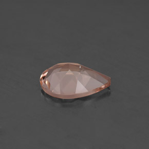 Morganite naturale rosa da 1,53 ct, taglio a pera, VS