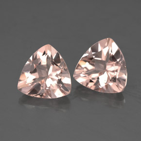 Morganite naturale rosa da  ct, trillion, VS