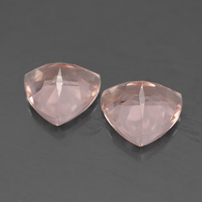Morganite naturale rosa da  ct, trillion, VS
