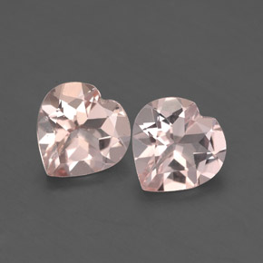 Gemme di Morganite Rosa chiaro naturale da  ct, A forma di cuore, VS