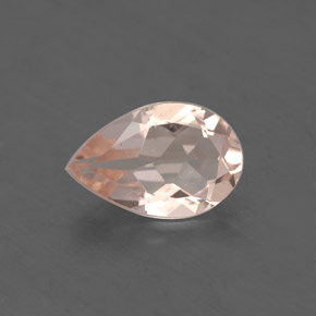 Morganite naturale rosa da 1,15 ct, taglio a pera, VS-SI