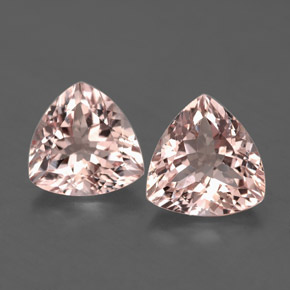 Morganite naturale rosa da  ct, trillion, VS