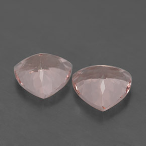 Morganite naturale rosa da  ct, trillion, VS