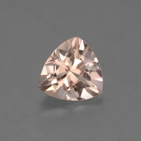 Morganite naturale rosa da 1,84 ct, trillion, VS