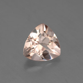 Morganite naturale rosa da 1,84 ct, trillion, VS