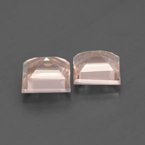 Gemme di Morganite Rosa chiaro naturale da  ct, Quadrato, VS