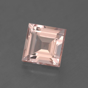 Morganite Rosa chiaro naturale da 1.84 ct, Quadrato, VS