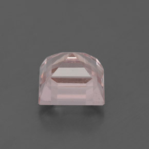 Morganite naturale rosa da 1,83 ct, quadrato, VS