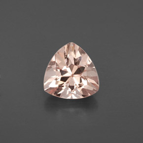 Morganite naturale rosa da 1,63 ct, trillion, VS