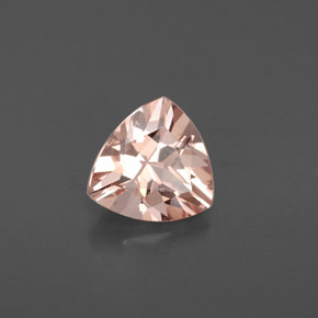 Morganite naturale rosa da 1,63 ct, trillion, VS