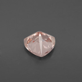 Morganite naturale rosa da 1,63 ct, trillion, VS