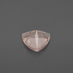 Morganite Rosa chiaro naturale da 1.30 ct, Taglio trillion, VVS-VS