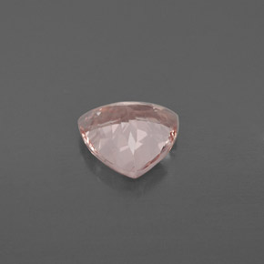 Morganite naturale rosa da 1,44 ct, trillion, VVS-VS