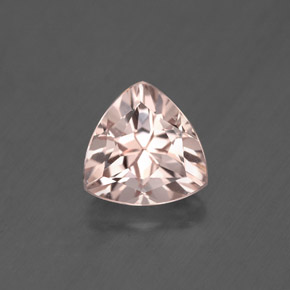 Morganite naturale rosa da 1,55 ct, trillion, VS