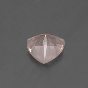 Morganite naturale rosa da 1,55 ct, trillion, VS