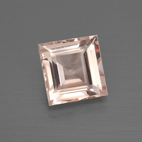 Morganite naturale rosa da 2,17 ct, quadrato, VS