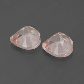 Gemme di Morganite Rosa chiaro naturale da  ct, A forma di cuore, VVS-VS